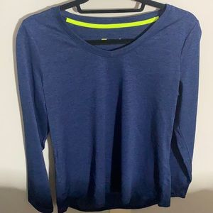 navy workout shirt
